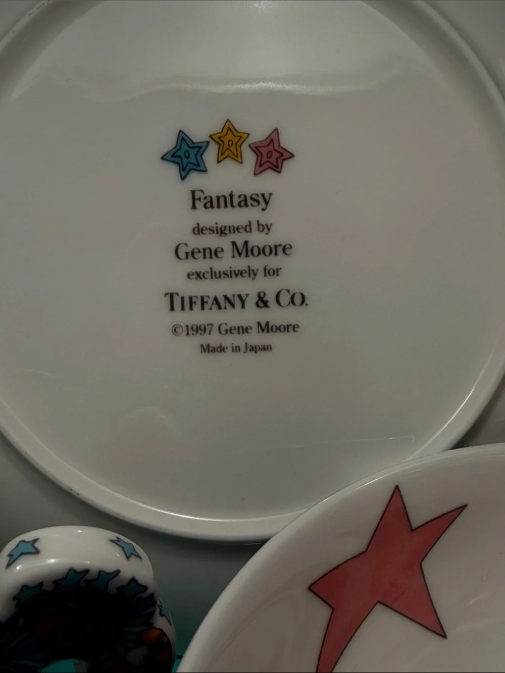 Tiffany & Co. Baby Fantasy 3Pc Vintage by Gene Moore Tea Set with Circus Motifs